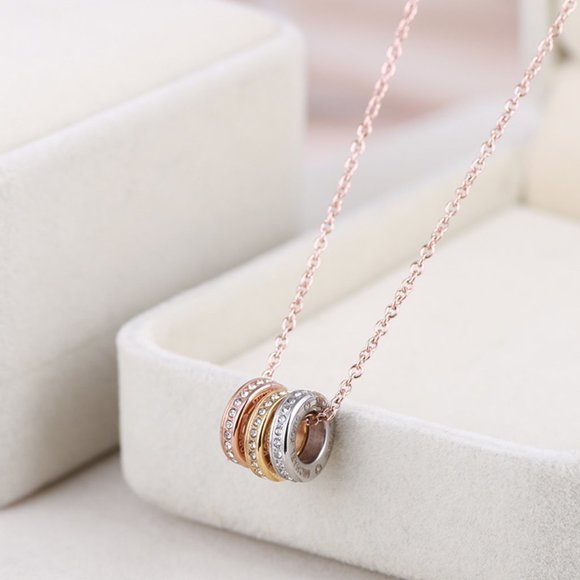 Michael Kors Colorblock Ring Short Necklace - Picture 2 of 5